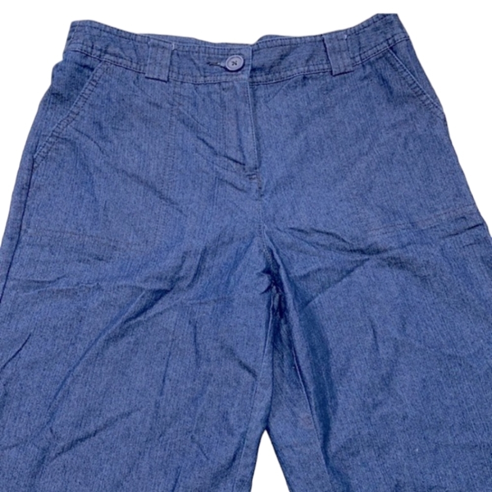 WHITE STAG blue light weight denim Bermuda shorts size 6